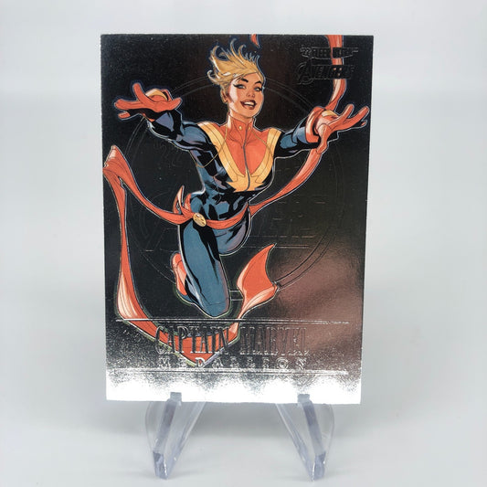 Marvel Card Captain Marvel M-7 Fleer Upper Deck Ultra Avengers [Exc.]