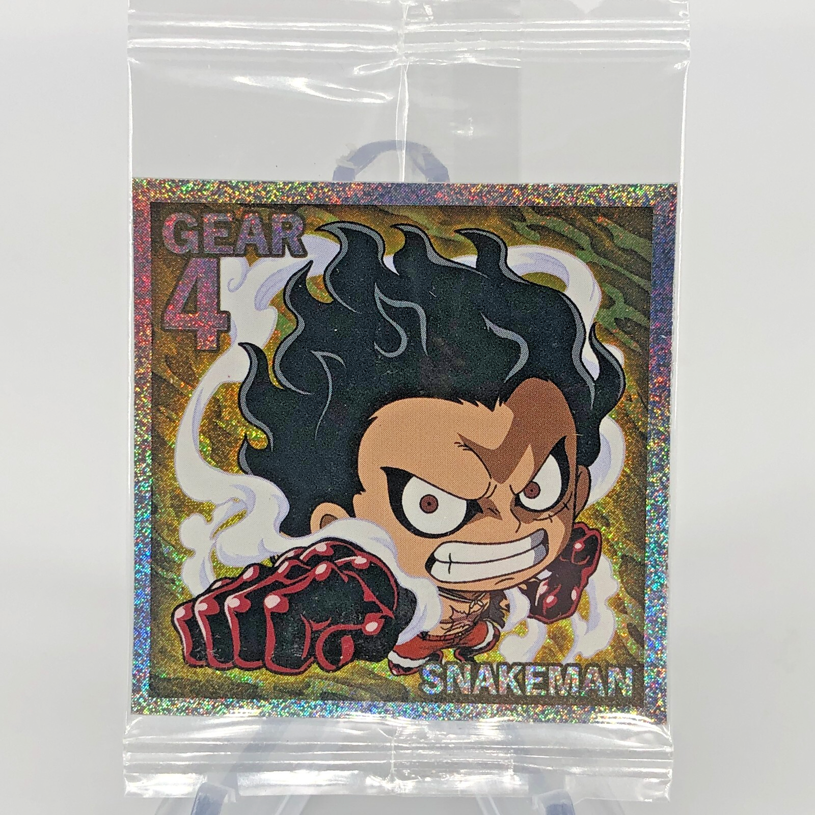 One Piece Luffy SW6-22 GR Gear 4 Snakeman Holo Wafer  Japanese [Sealed]