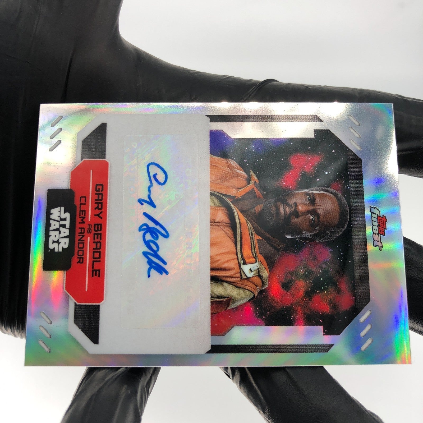 2023 Topps Finest Star Wars Clem Andor FA-GB Singed Gary Beadle [NM]