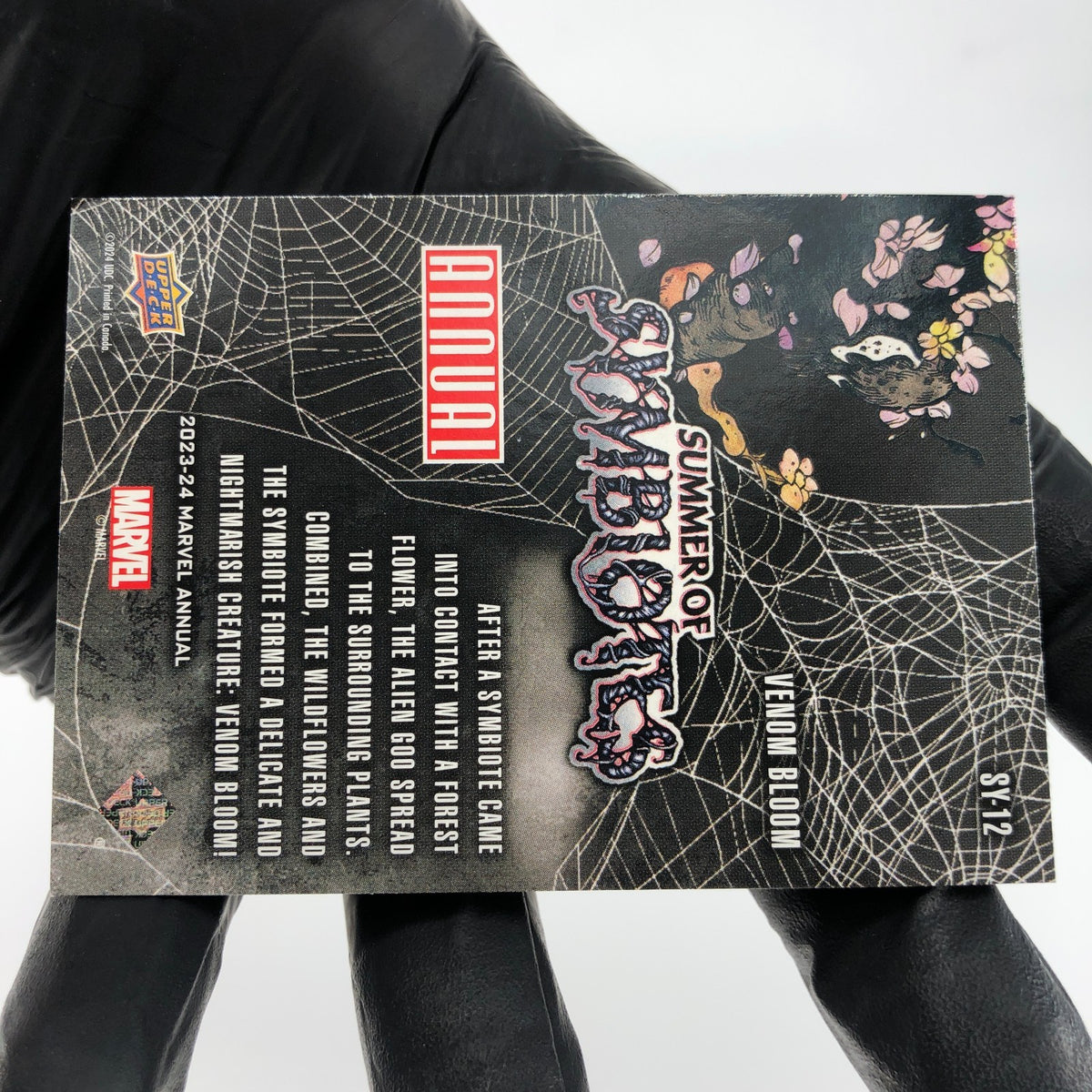 Marvel Card Venom Bloom SY-12 Annual Upper Deck Flair 2023 [NM]