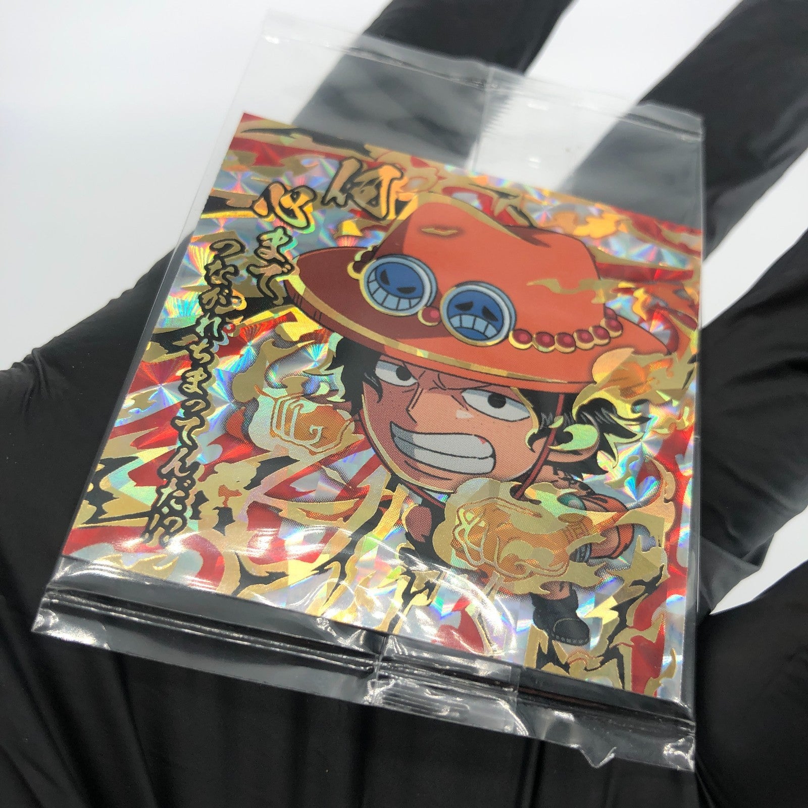 One Piece Portgas D. Ace SW3-S1 SEC Holo Wafer  Japanese [Sealed]