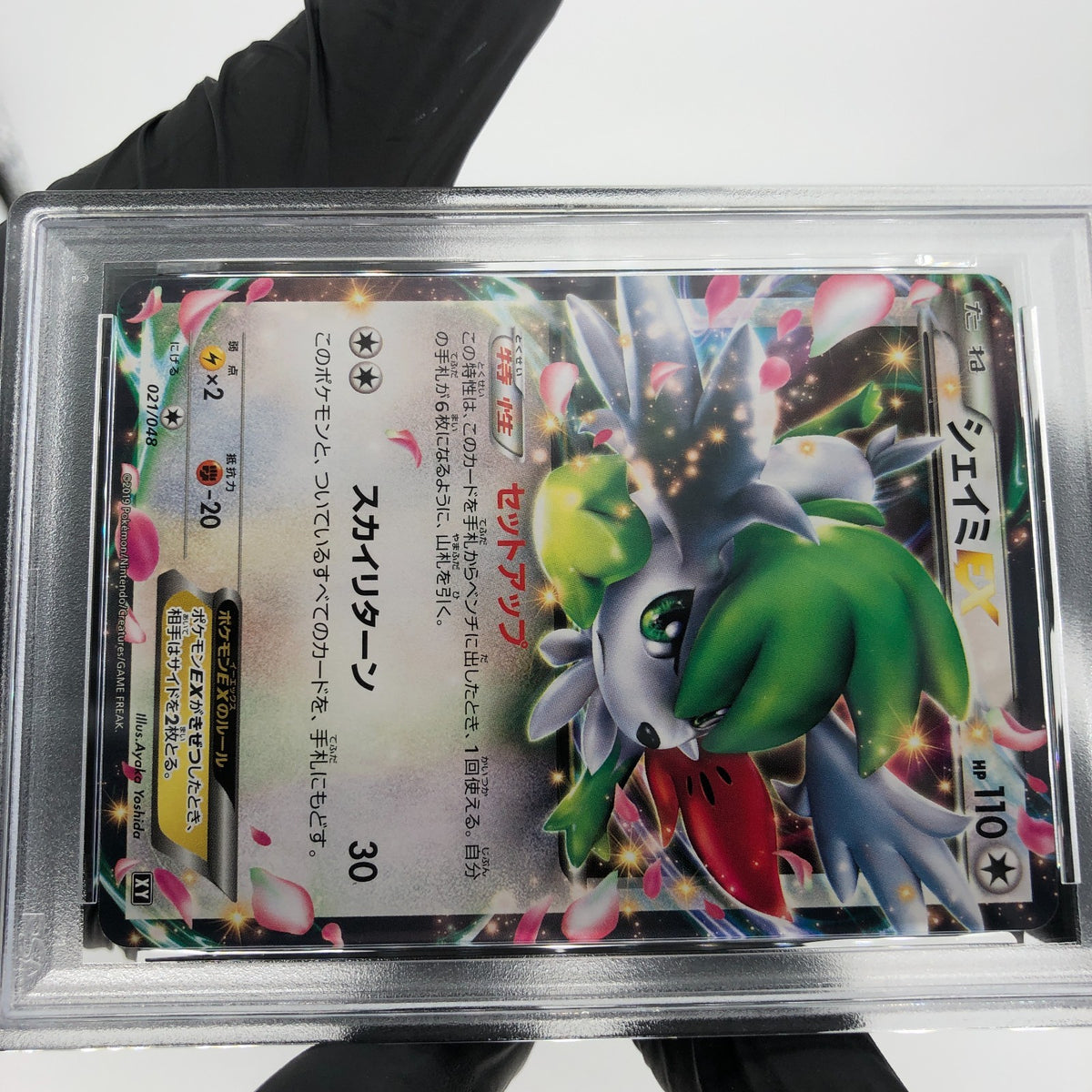 PSA 9 Pokemon Card Shaymin Ex 021/048 XY Extra Box 2019 Japanese Karte [9]