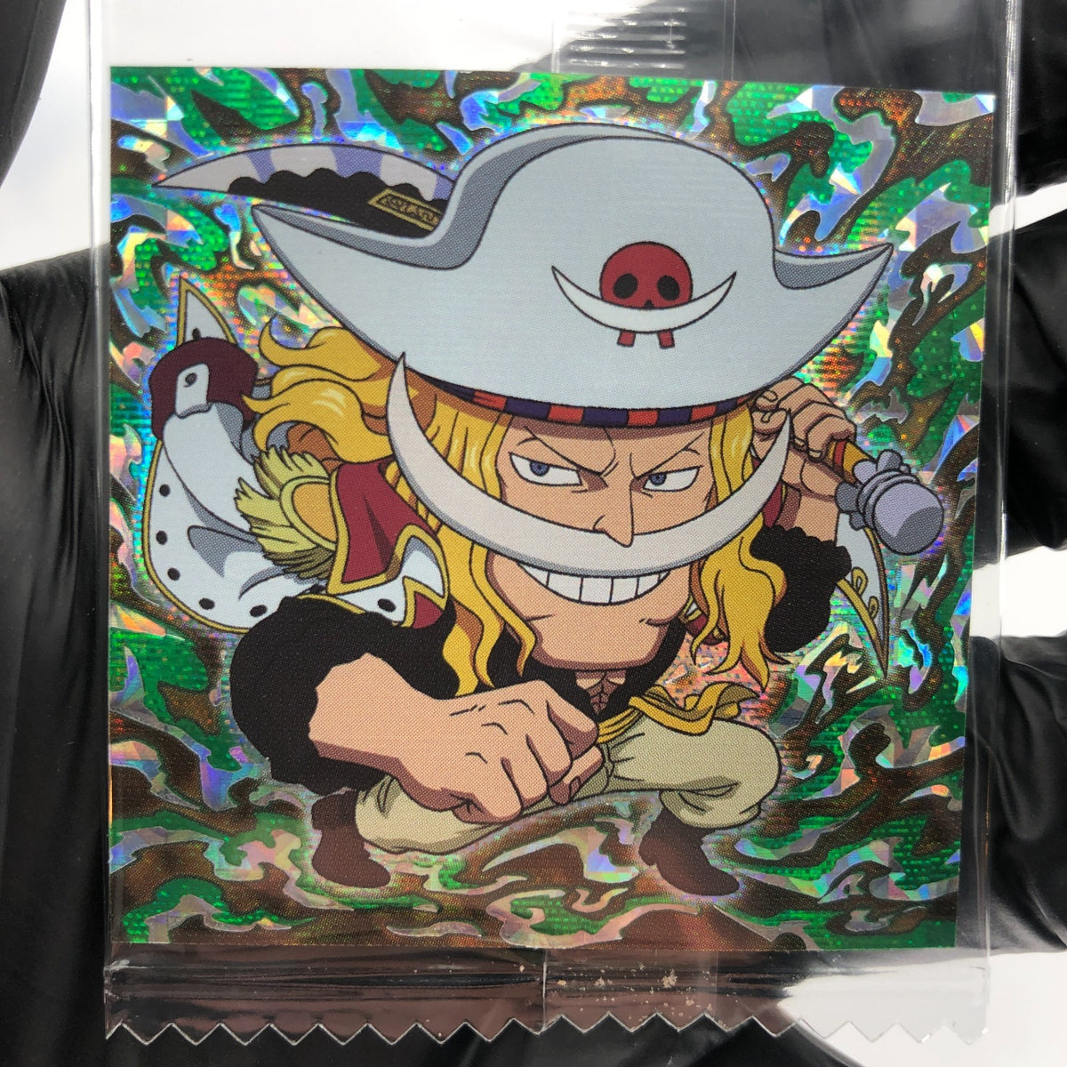 One Piece White Beard Edward Newgate SW12-09 SGR Holo Wafer Japan [Sealed]