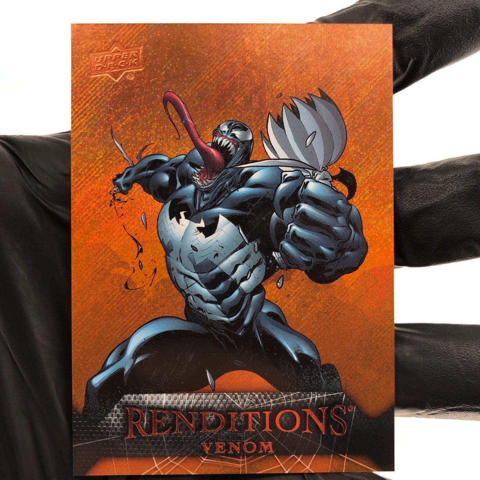 Marvel Card Venom 24 Orange  /299 Fleer Upper Deck Renditions [NM]