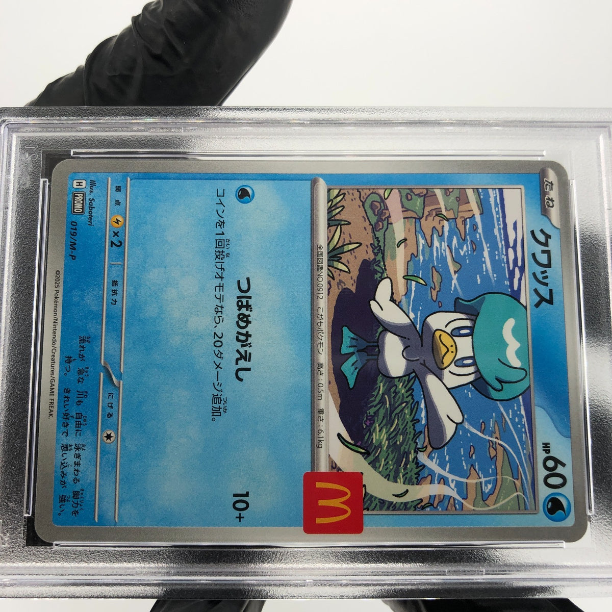 PSA 9 Pokemon Card Quaxly 019/M-P McDonalds Promo Japanese Karte [9] 2