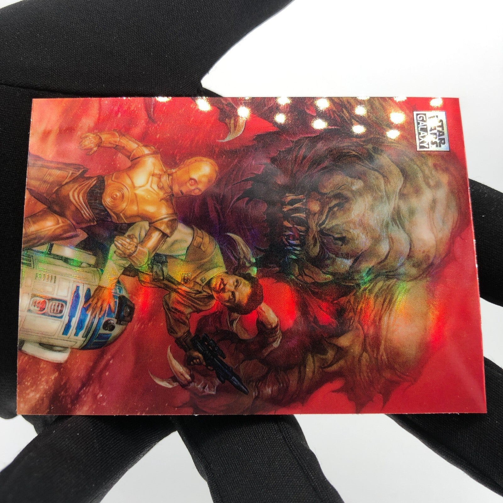 Star Wars Galaxy 2024 Rebels And Rancor 37 Mini Diamond Topps Chrome [Rank A]