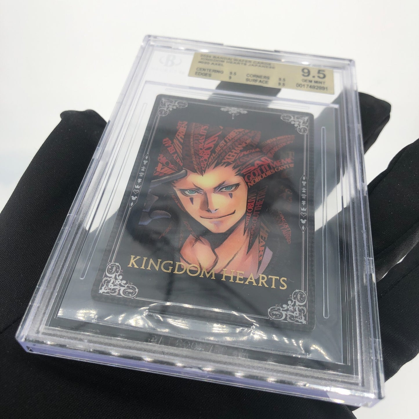 Kingdom Hearts Card BGS 9.5 Wafer 020 Axel Memorial Collection Japanese [9.5]