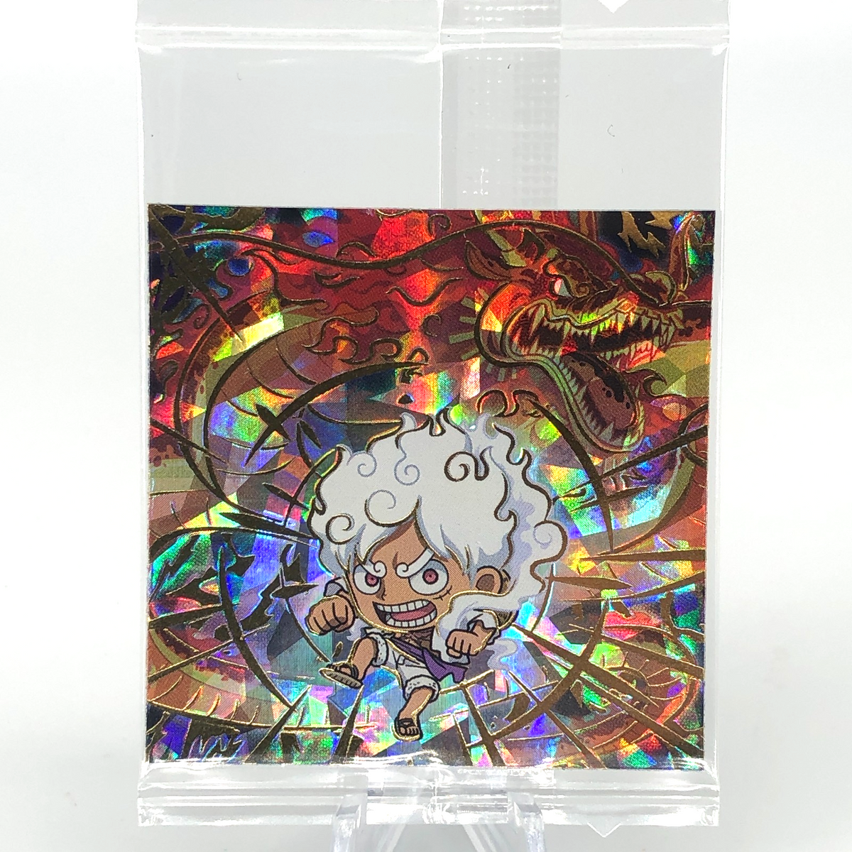 One Piece Luffy Gear 5 SW7-S1 SEC Holo Wafer  Japanese [Sealed]