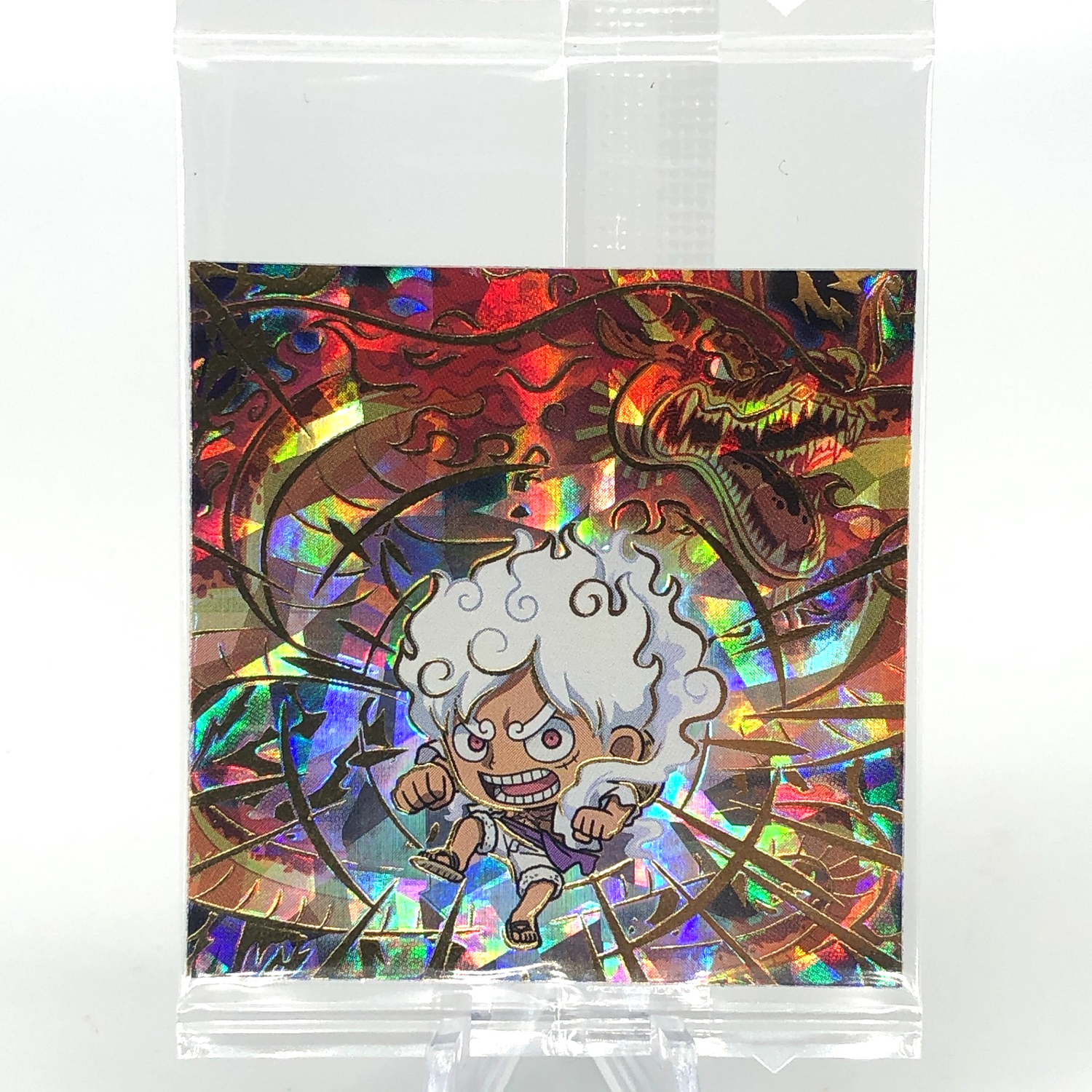 One Piece Luffy Gear 5 SW7-S1 SEC Holo Wafer  Japanese [Sealed]