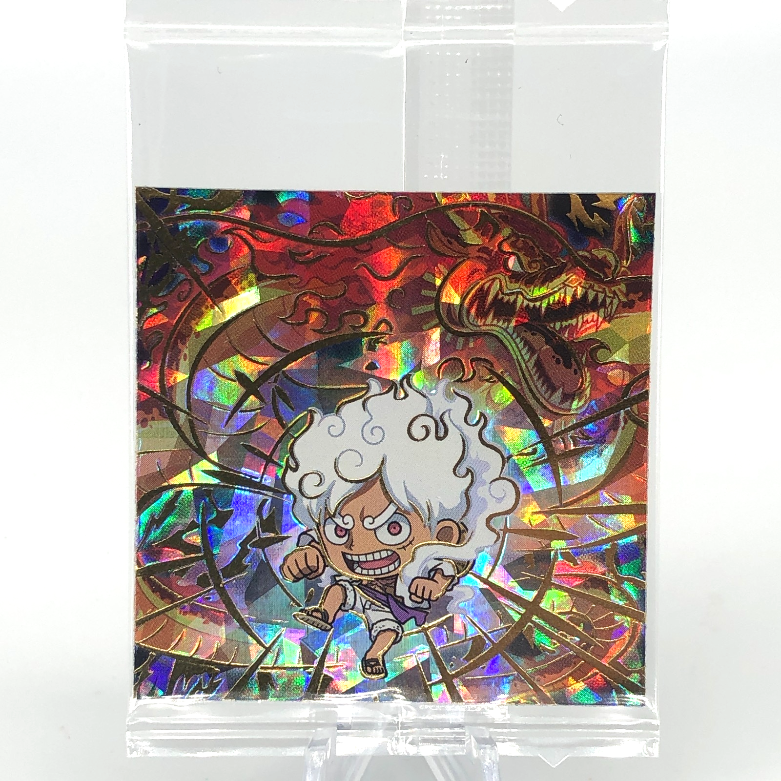 One Piece Luffy Gear 5 SW7-S1 SEC Holo Wafer  Japanese [Sealed]