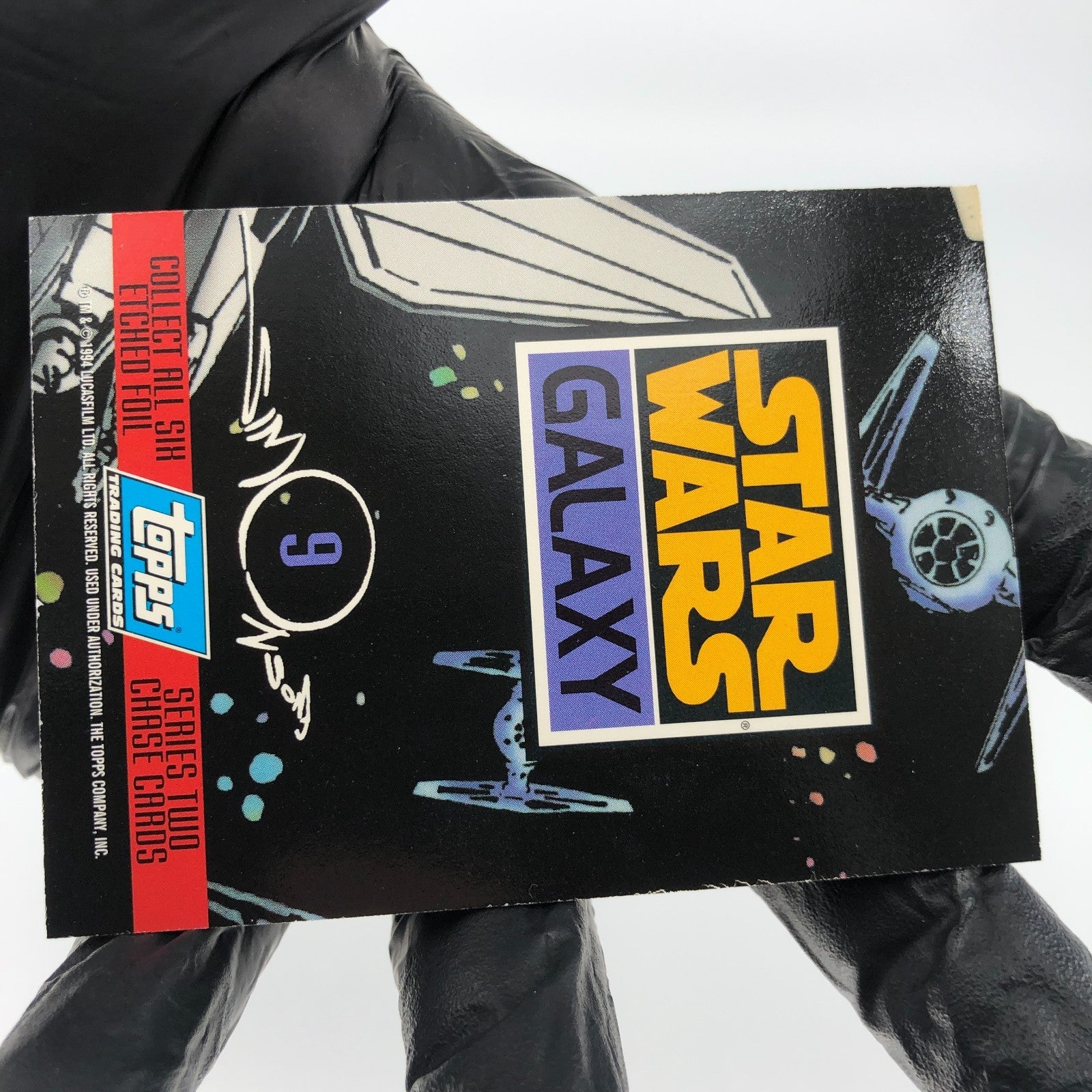 Star Wars Galaxy Card Palpetine 9 Etched Foil Topps 1994 [NM]