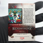 Marvel Card Sinister Syndicate 71 Green  /399 Fleer Upper Deck Renditions [NM]