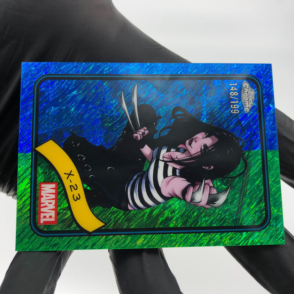 Marvel Card X-23 122 Green Blue /199 Topps Chrome 2025 [NM]