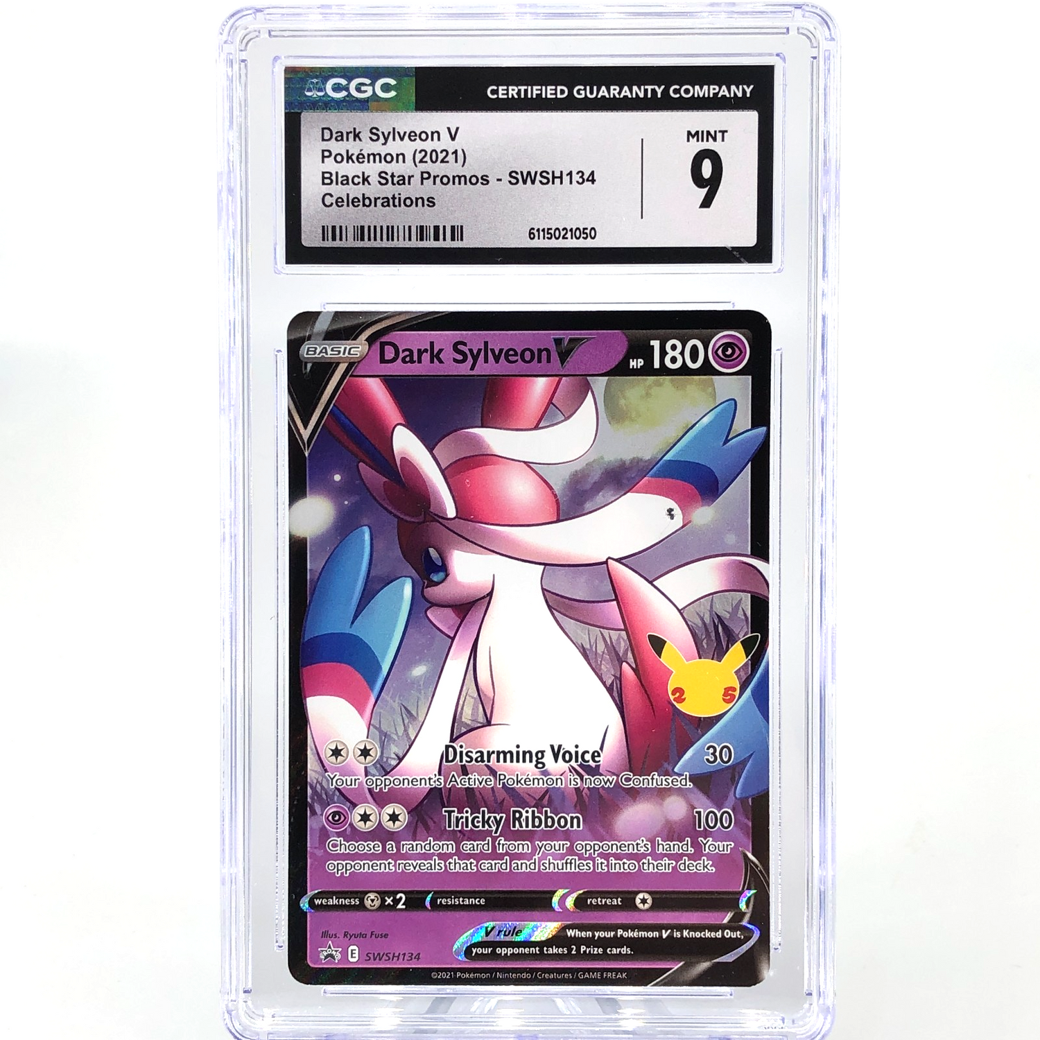 CGC 9 Pokemon Card Dark Sylveon V SWSH134 Promo 2021 English Karte [9]