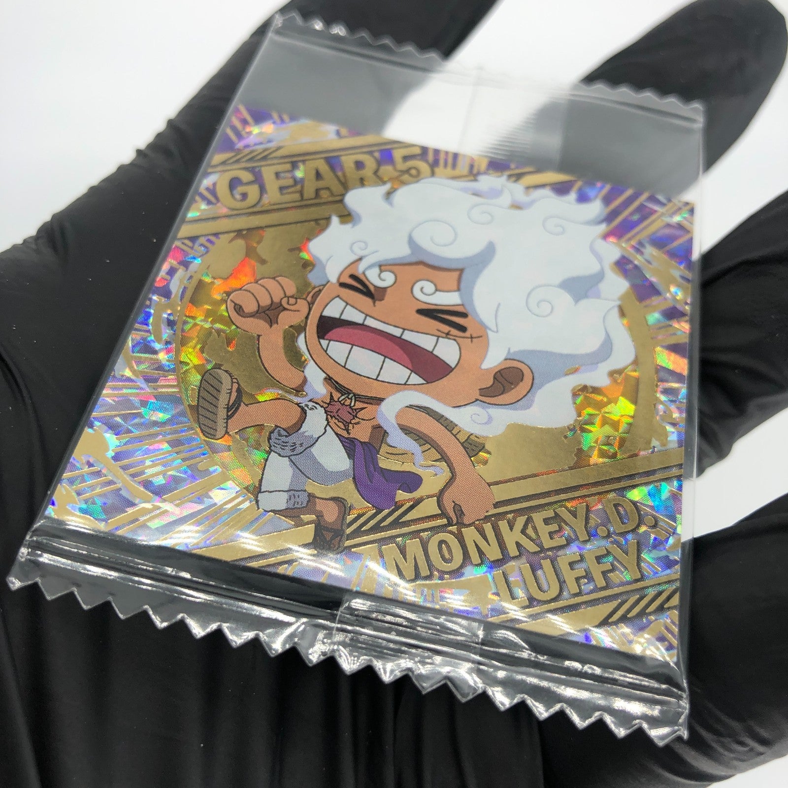 One Piece Luffy Gear 5 SW11-01 SGR Holo Wafer  Japanese [Sealed]