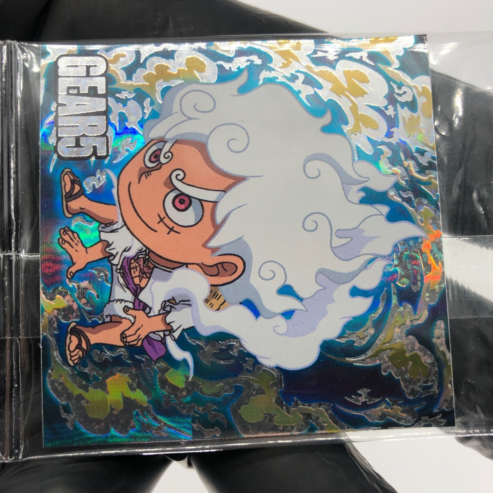 One Piece Luffy Gear 5 SW9-01 SGR Holo Wafer  Japanese [Sealed]