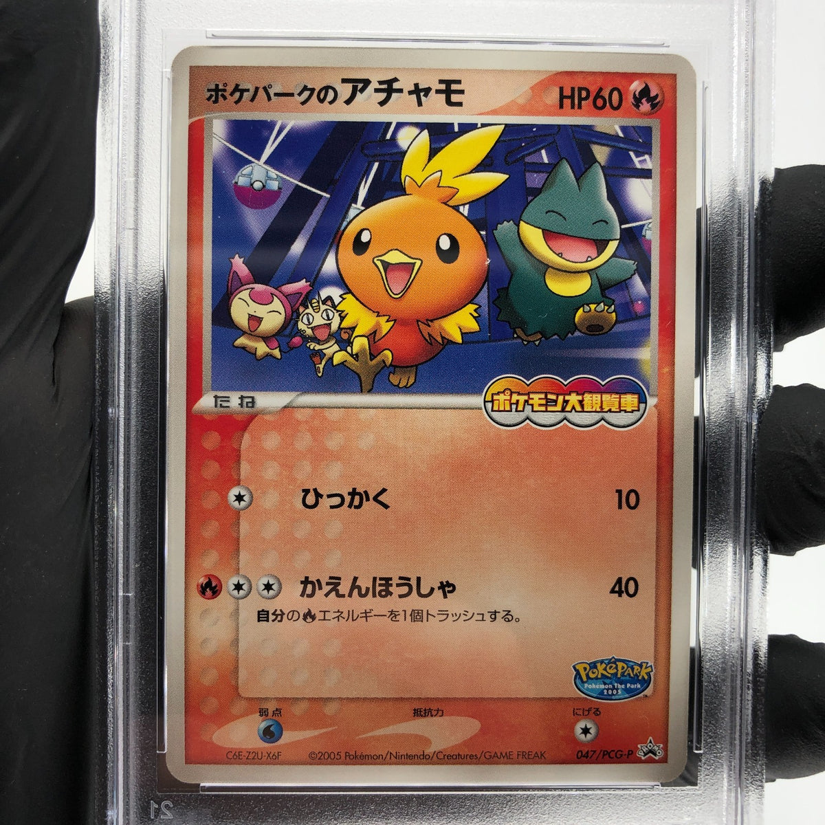 PSA 8 Pokemon Card Torchic 047/PCG-P Pokepark Promo 2005 Japanese Karte [8]