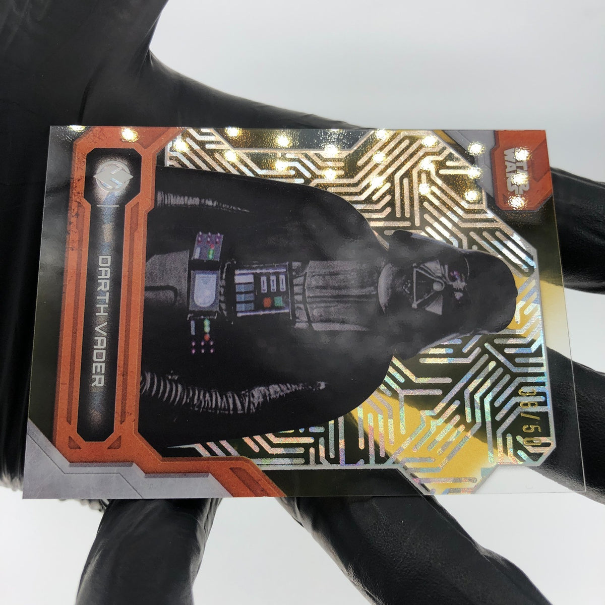 2024 Topps High Tek Star Wars Darth Vader 26 Gold Laser /50 Holo [NM]