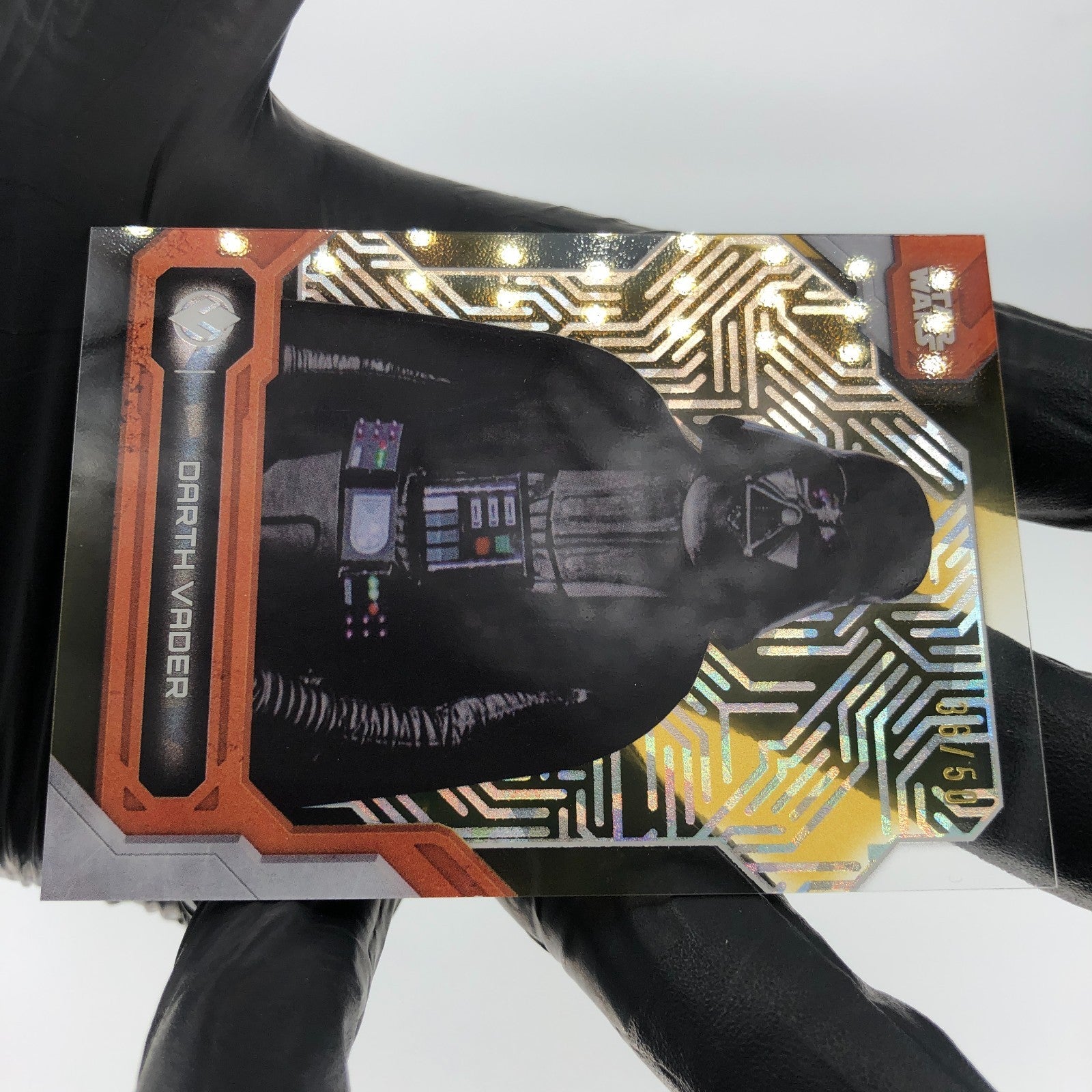 2024 Topps High Tek Star Wars Darth Vader 26 Gold Laser /50 Holo [NM]