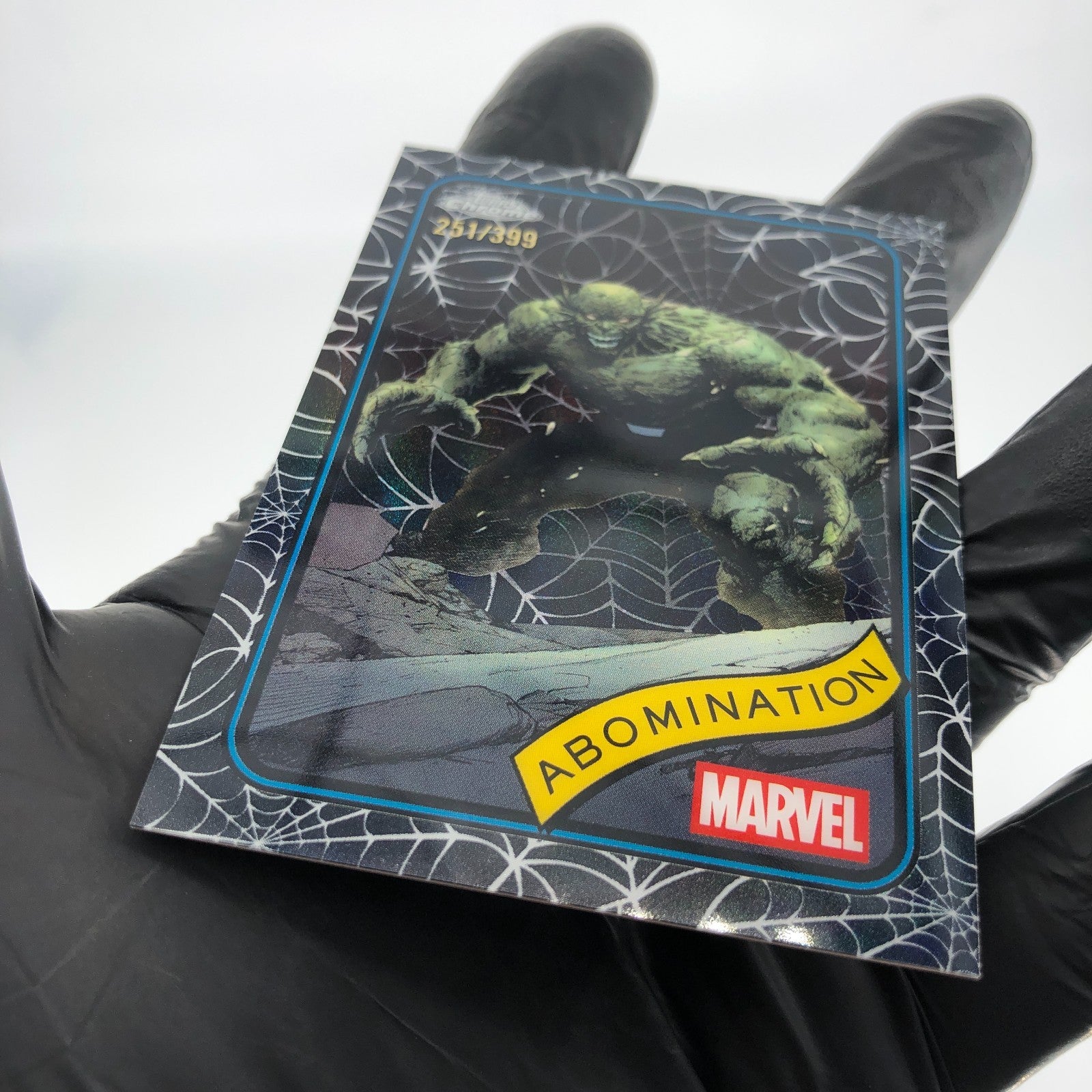 Marvel Card Abomination 132 Black Web /399 Topps Chrome 2025 [NM]