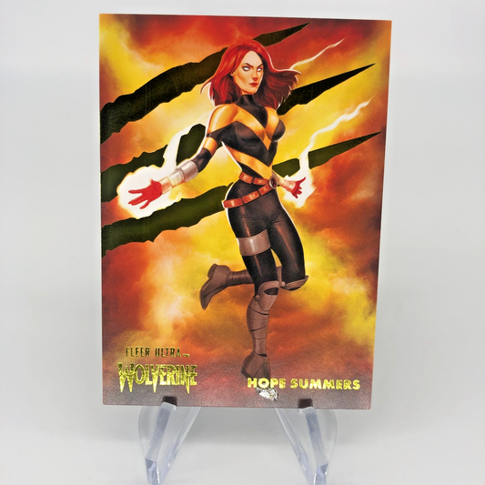 Marvel Card Hope Summers 67 Gold /90 Fleer Upper Deck Ultra Wolverine [NM]