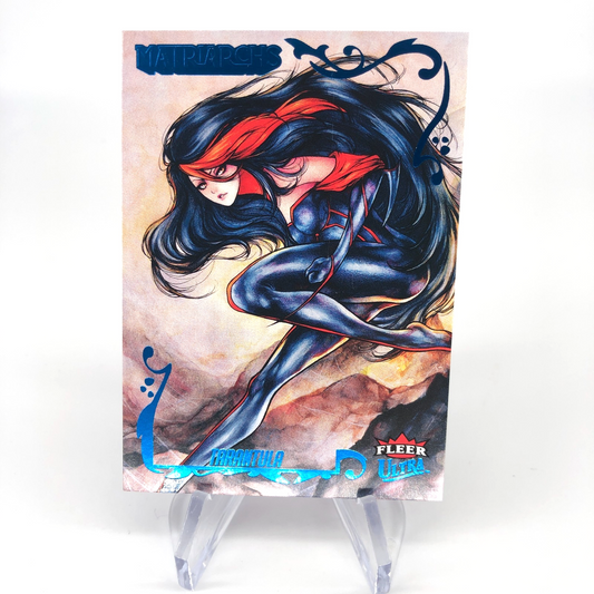 Marvel Card Tarantula 76 Blue Parallel Matriarchs 2024 Fleer Upper Deck [NM]