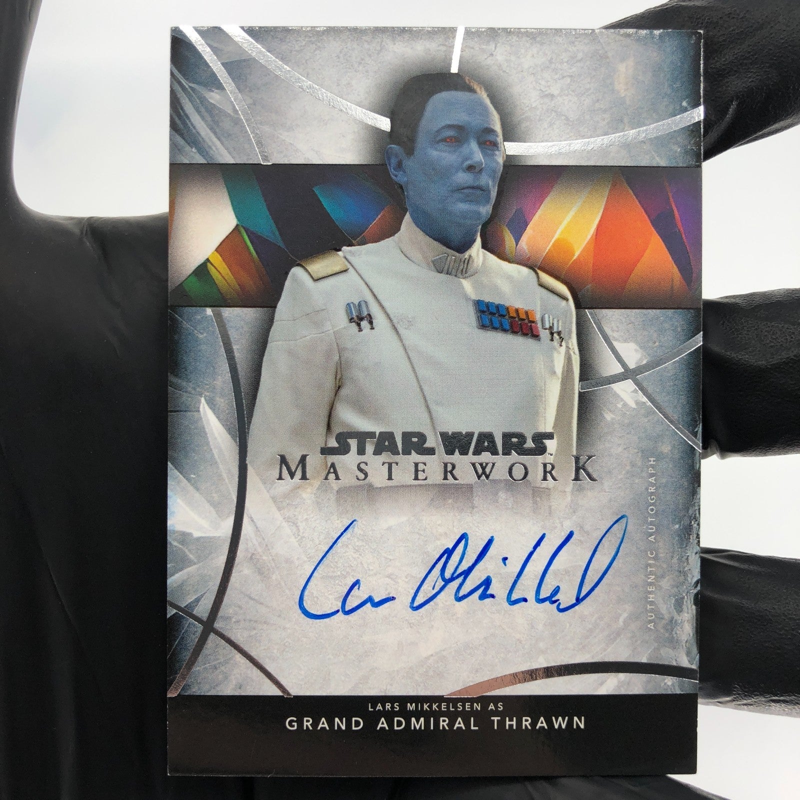 2024 Topps Masterwork Star Wars Admiral Thrawn A-LM Autograph Lars Mikkelsen