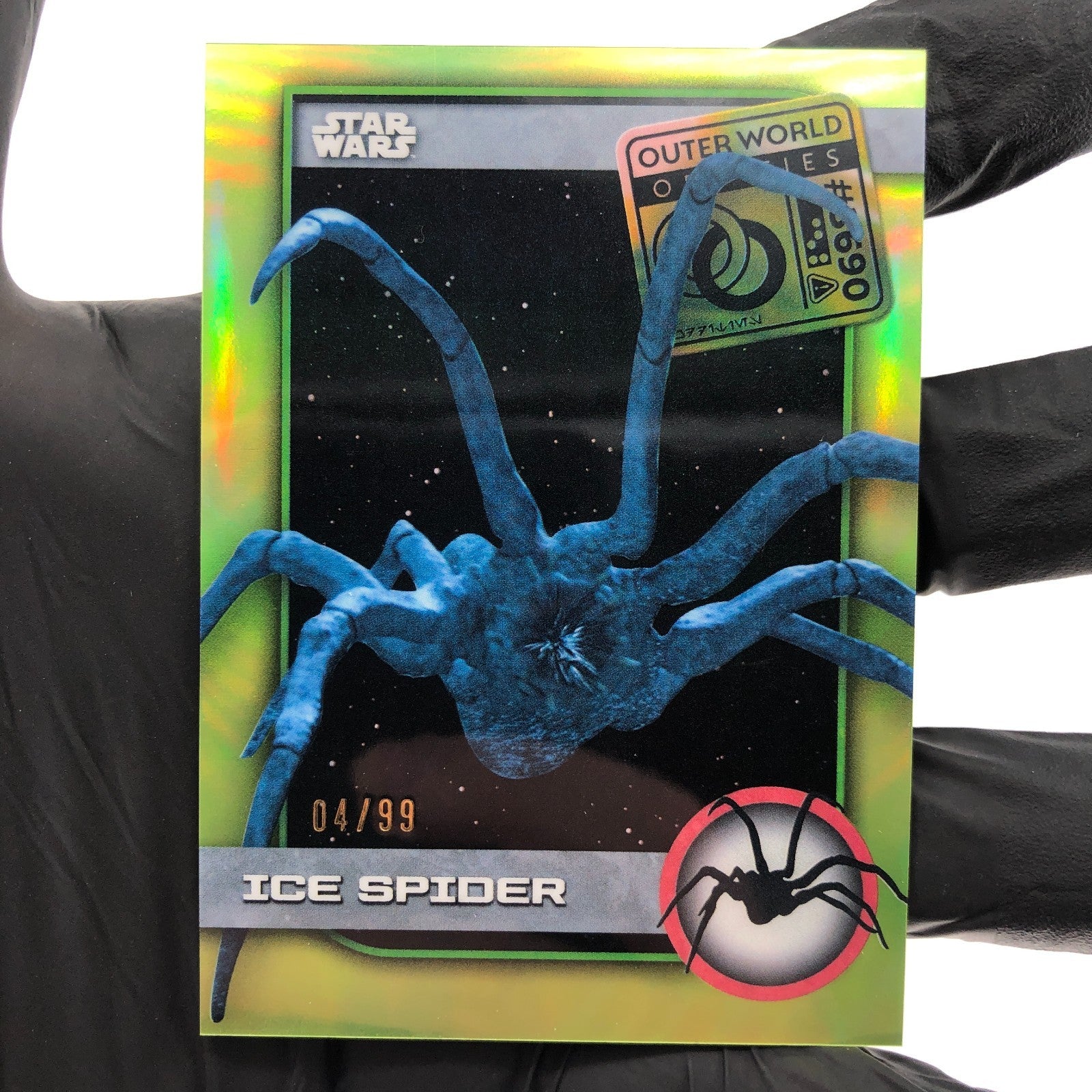 2025 Topps Chrome Star Wars Out of World Oddities Ice Spider UO-6 /99 [NM]
