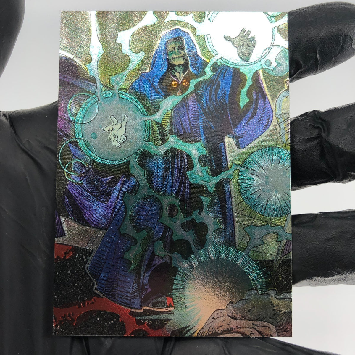 Star Wars Galaxy Card Palpetine 9 Etched Foil Topps 1994 [NM]