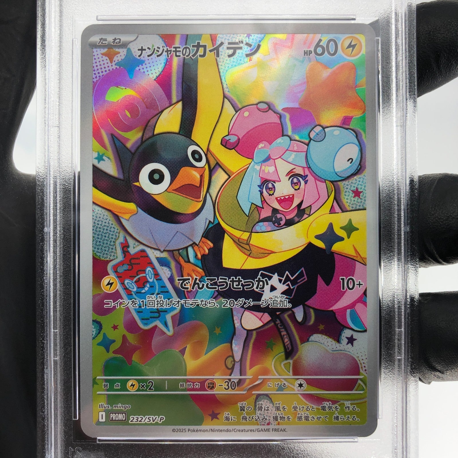 PSA 9 Pokemon Card Ionos Wattrel 232/SV-P  Promo Japanese Karte [9]