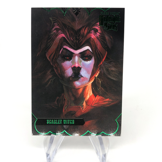 Marvel Card Scarlet Witch 81 Parallel  Midnight Sons 2022 Fleer Upper Deck [NM]
