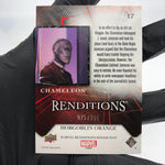 Marvel Card Chameleon 17 Orange  /299 Fleer Upper Deck Renditions [NM]