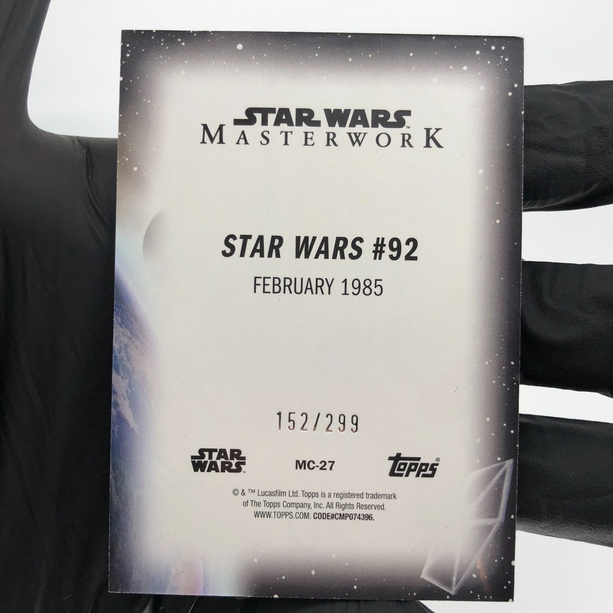 2024 Topps Masterworks Star Wars Darth Vader MC-27 /299 Holo [NM]