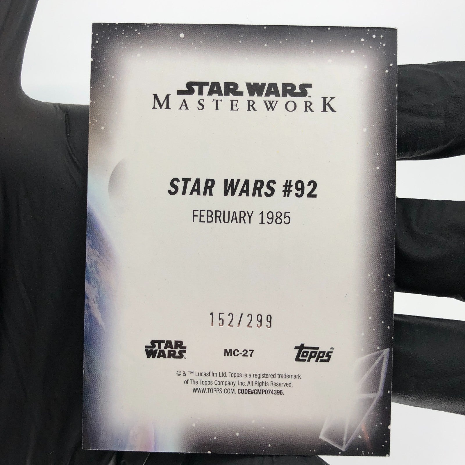 2024 Topps Masterworks Star Wars Darth Vader MC-27 /299 Holo [NM]