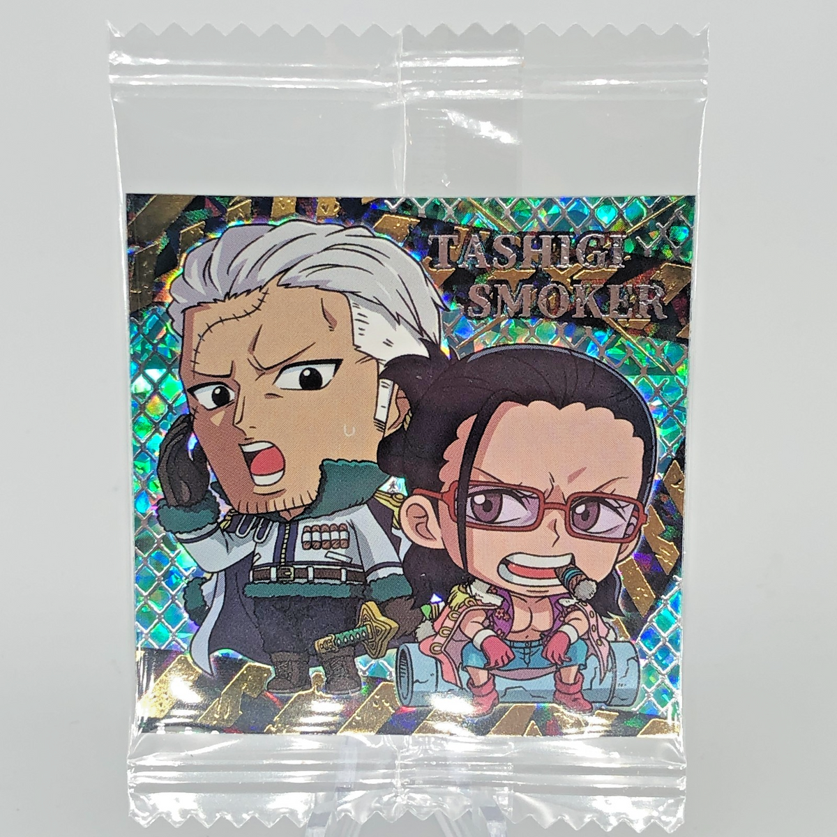 One Piece Smoker And Tashigi SW8-S2 SEC Holo Wafer  Japanese [Sealed]