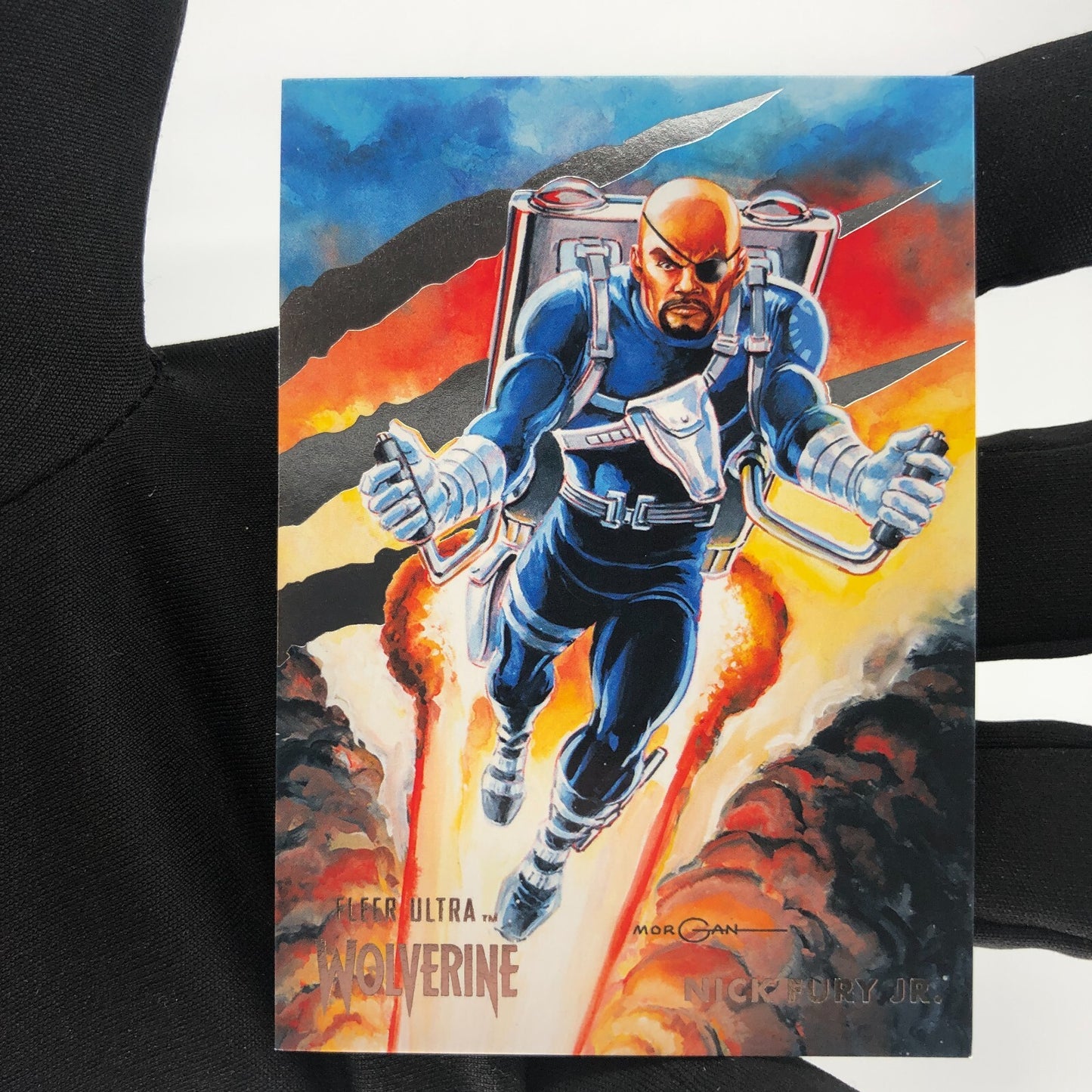 Marvel Card Nick Fury Jr. 33 Base Upper Wolverine Ultra [A]