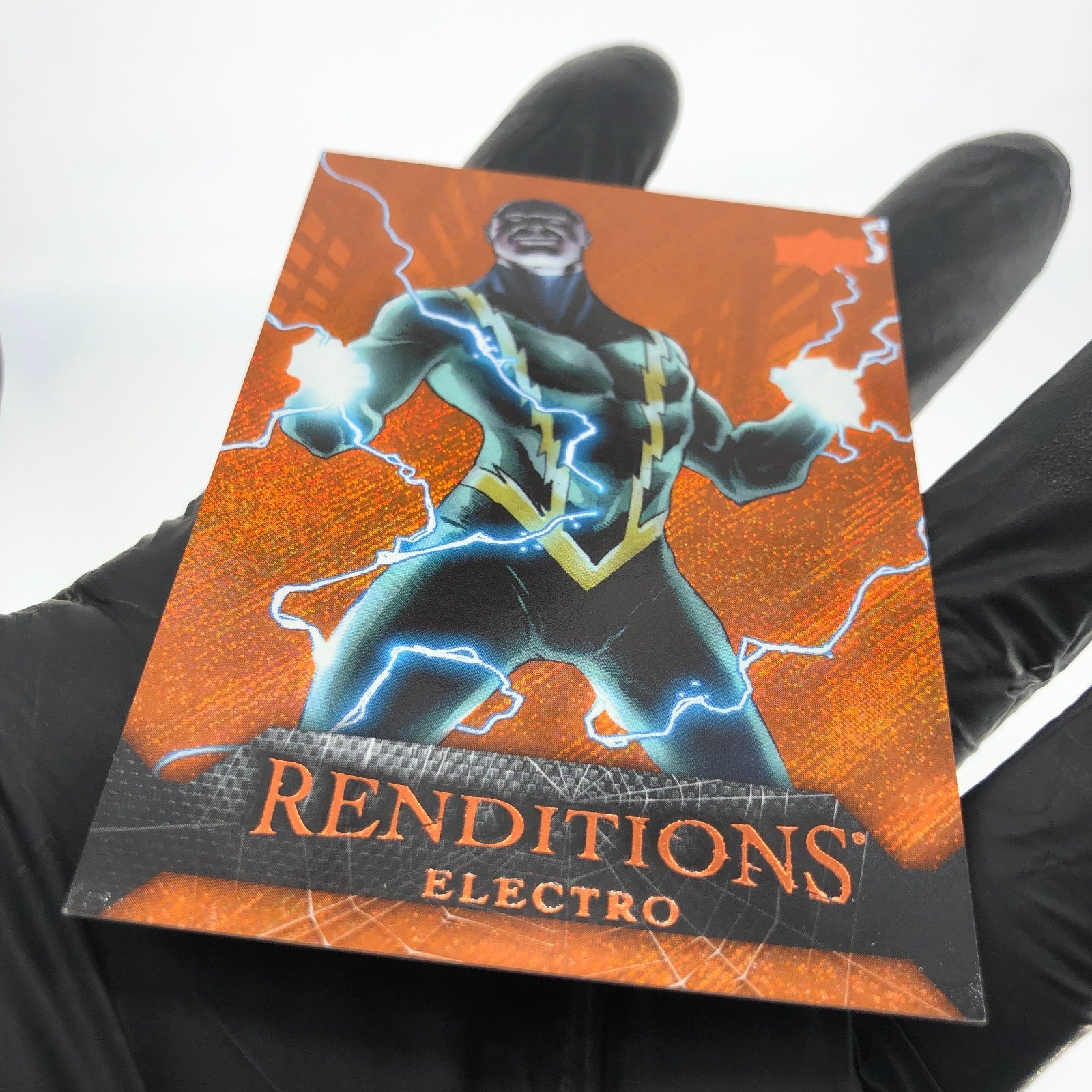Marvel Card Electro 52 Orange  /299 Fleer Upper Deck Renditions [NM]