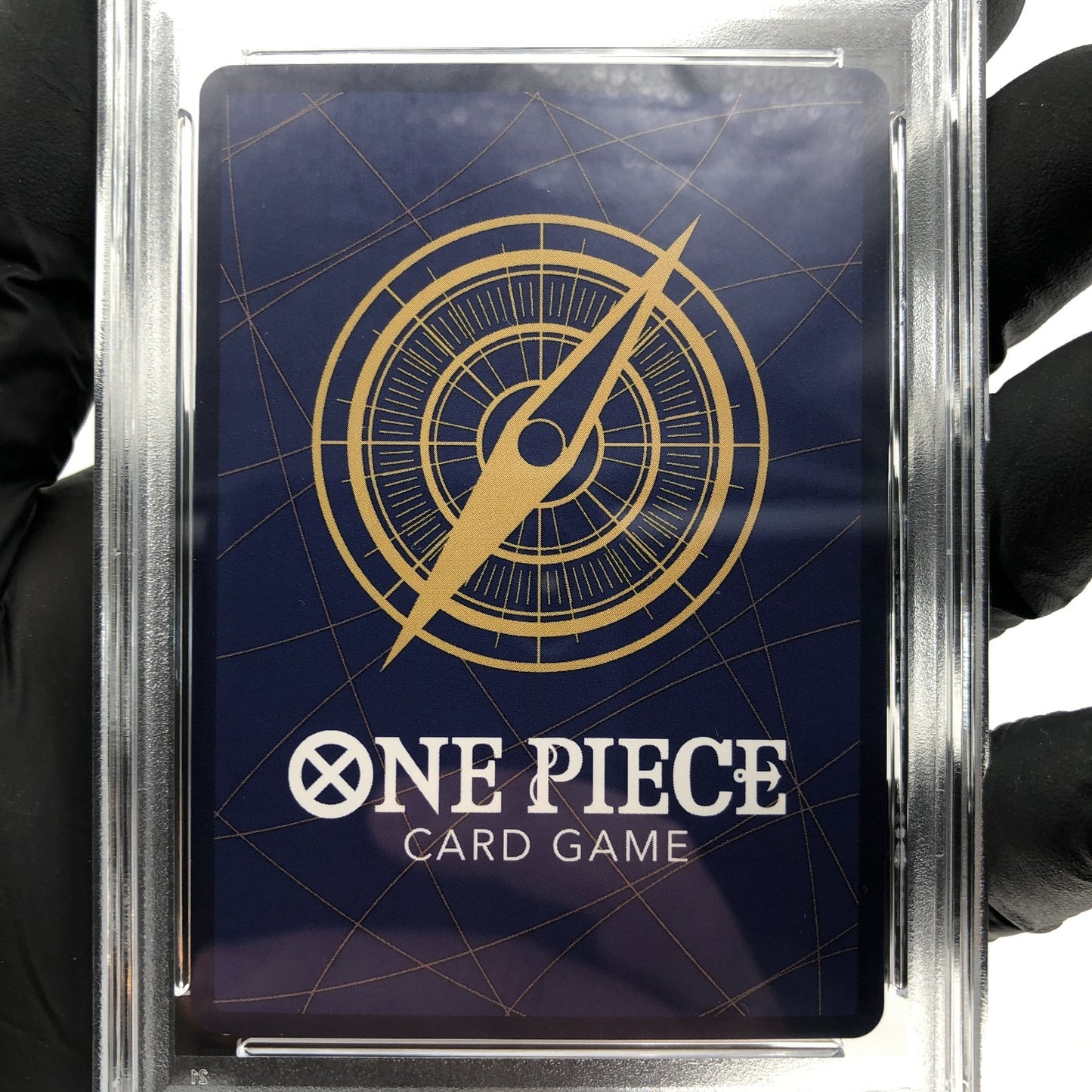 PSA 9 One Piece Card Luffy OP07-109 SR Promo Holo Japanese [9]