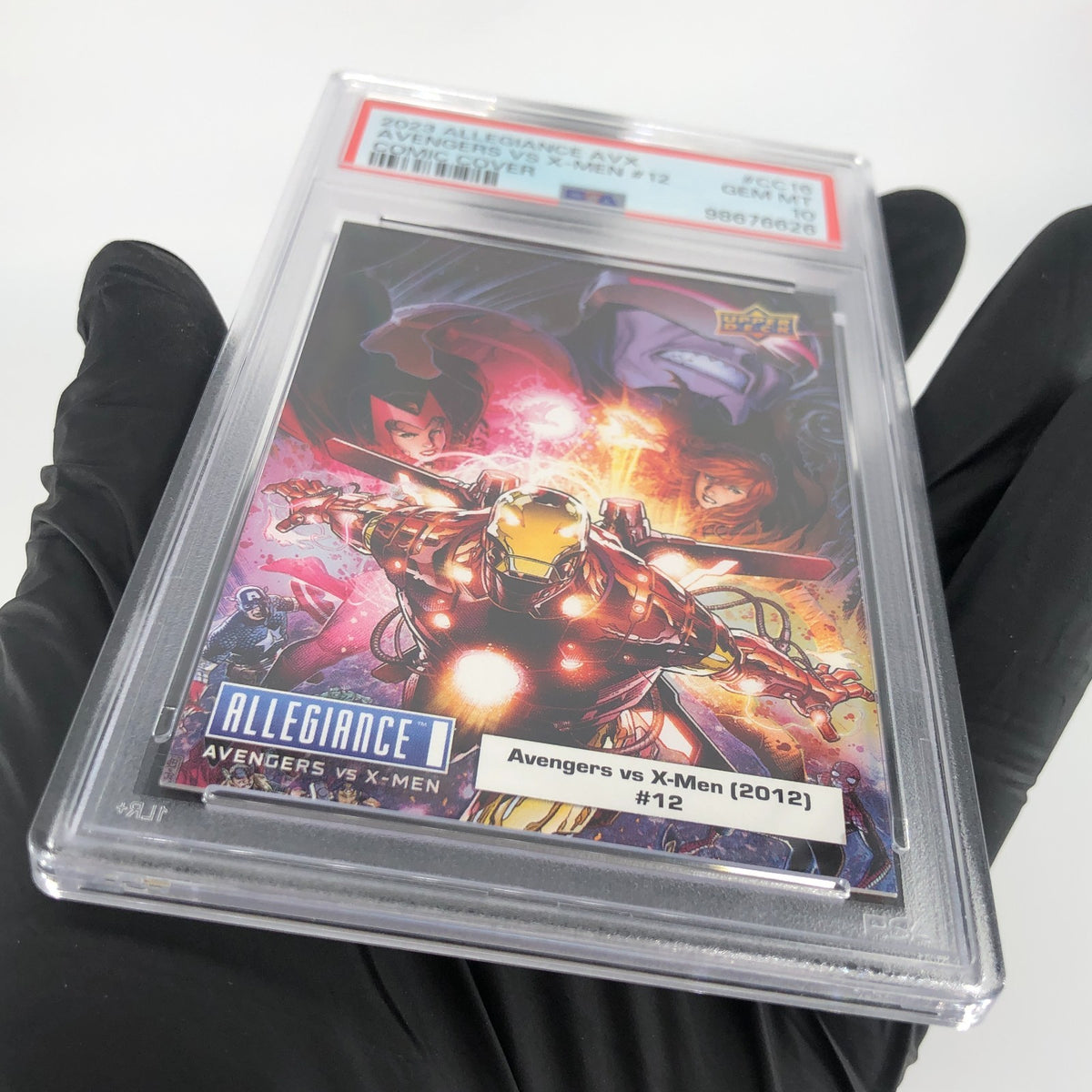 PSA 10 Marvel Card Avengers CC16 Comic Cover Upper Deck Allegiance 2023 [10]