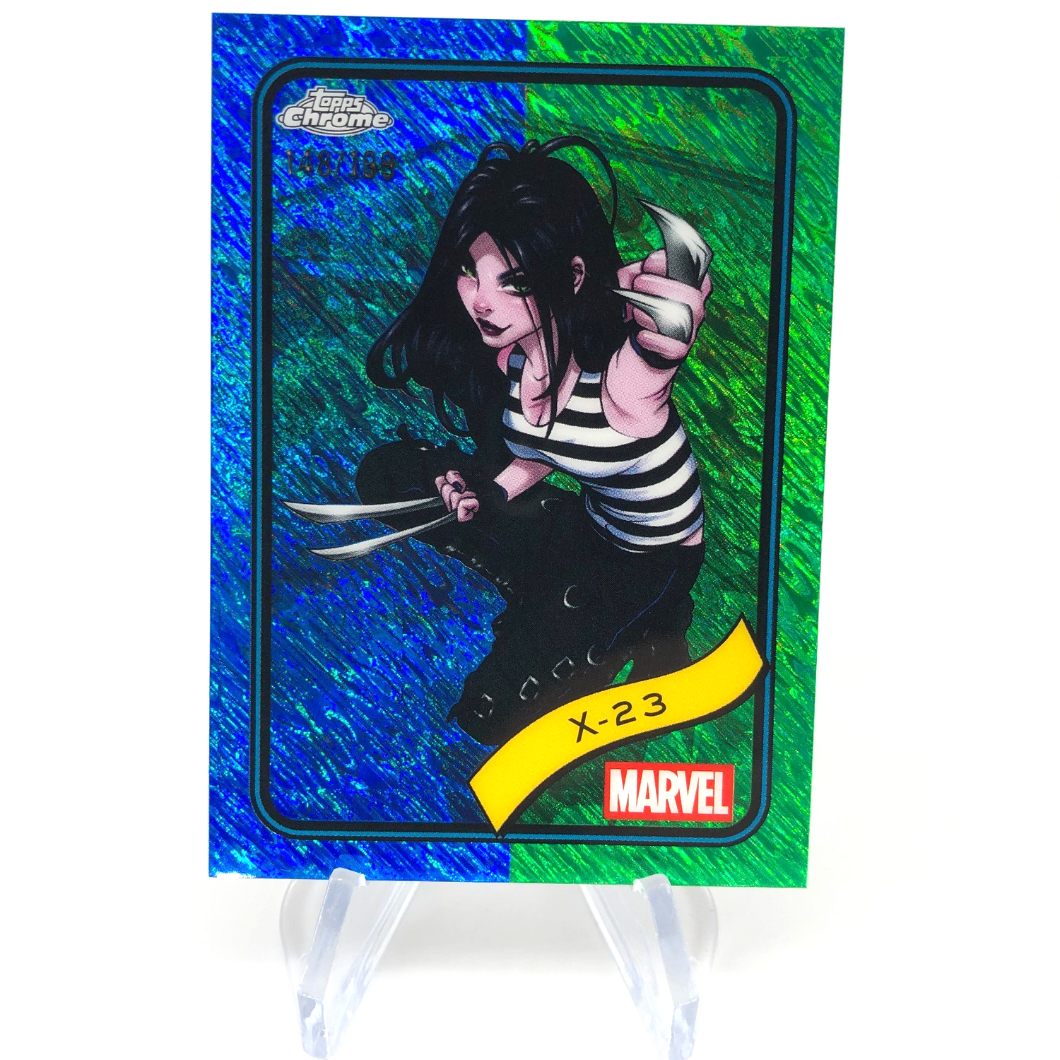 Marvel Card X-23 122 Green Blue /199 Topps Chrome 2025 [NM]