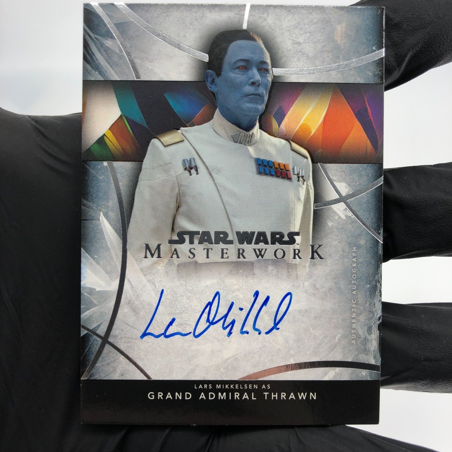 2024 Topps Masterworks Star Wars Grand Admiral Signed Mikkelsen Holo [NM]