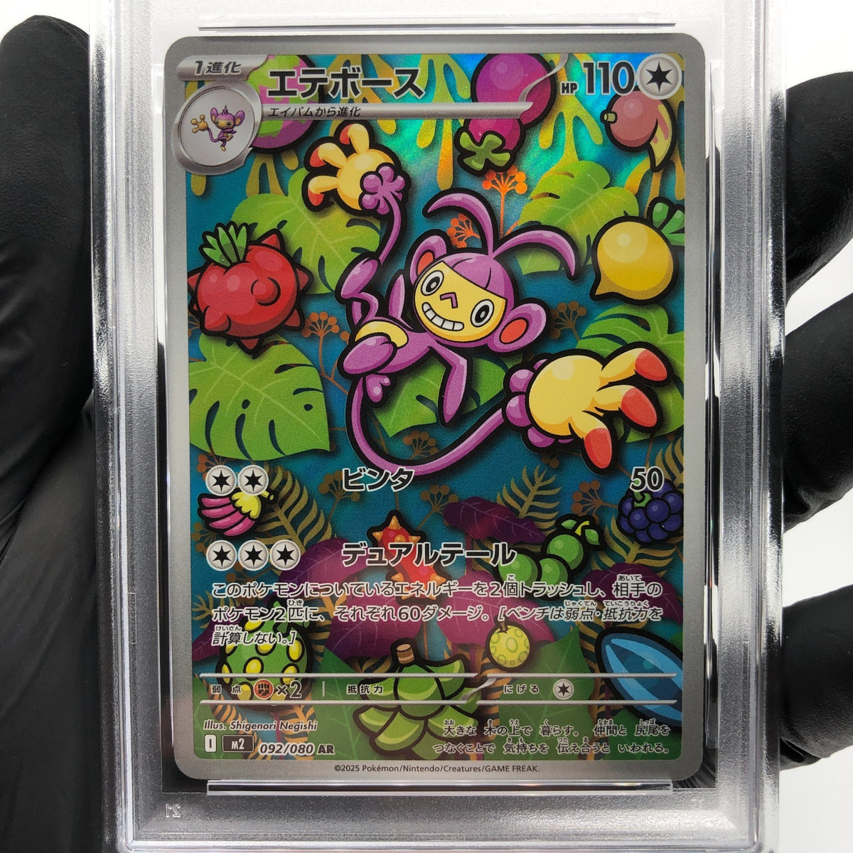PSA 8 Pokemon Card Ambipom 092/080 AR M2 Japanese Karte [8] 2