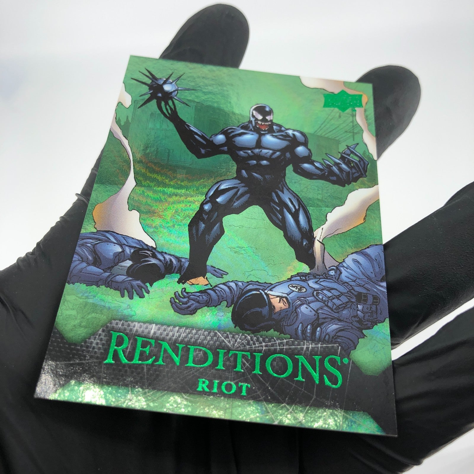 Marvel Card Riot 26 Green  /399 Fleer Upper Deck Renditions [NM]