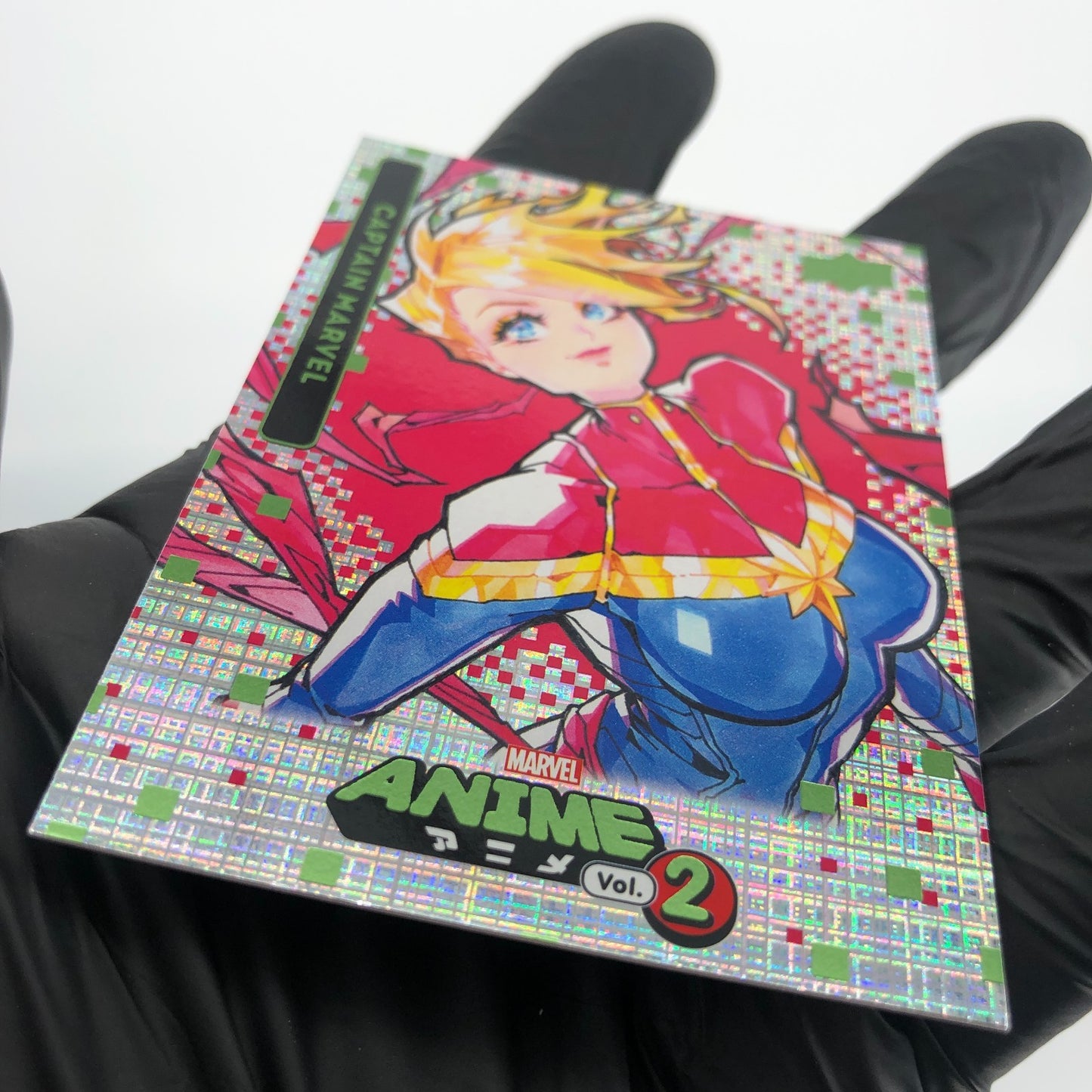 Marvel Card Captain Marvel 10 Anime Vol.02 Holo Upper Deck Fleer [NM]