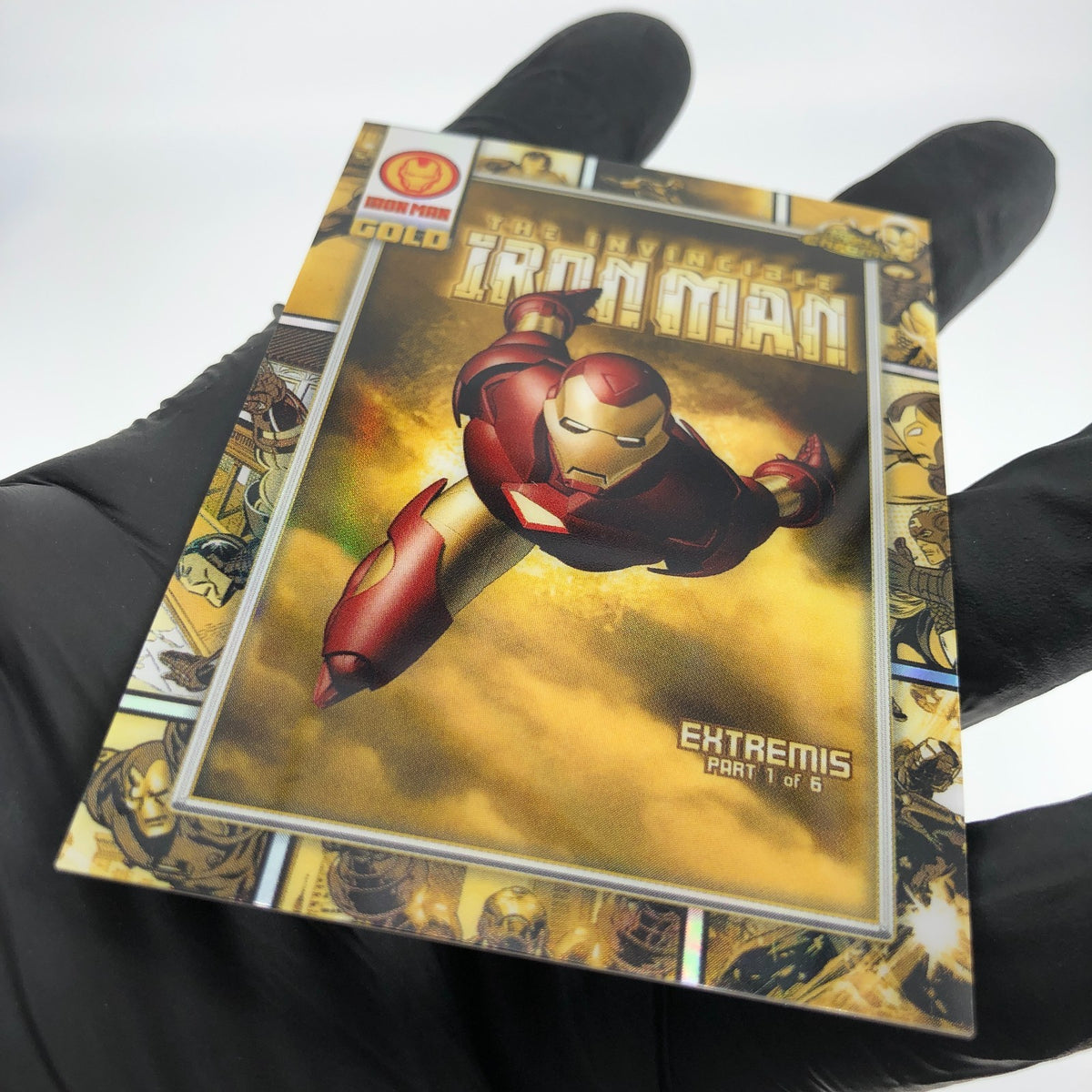 Marvel Card Iron Man IM-7 Gold Topps Chrome 2025 [NM]