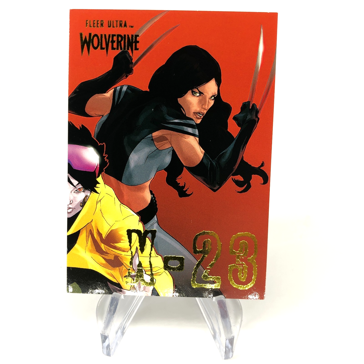 Marvel Card X-23 X-6 Gold /90 Fleer Upper Deck Ultra Wolverine [NM]
