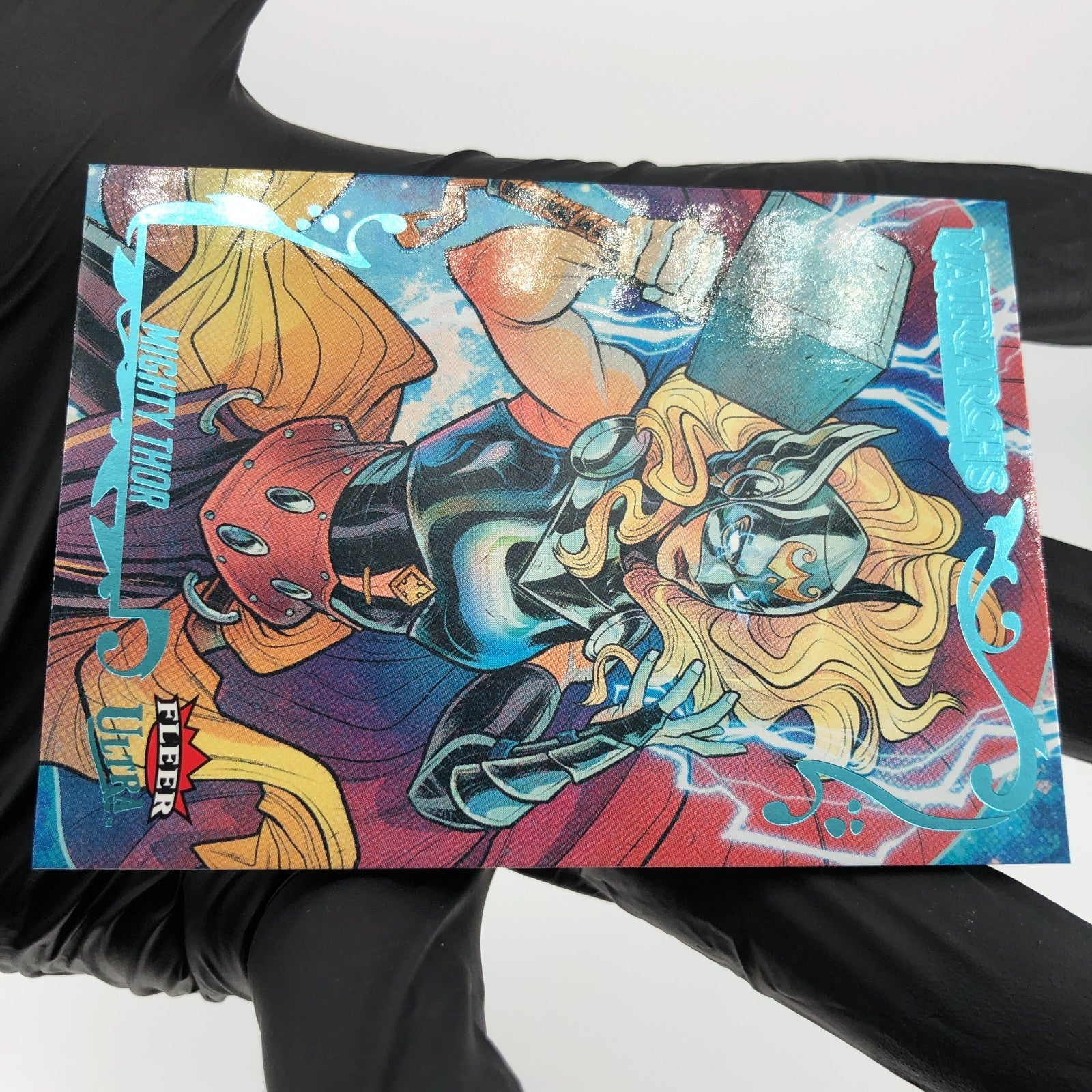 Marvel Card Mighty Thor 47 Light Blue /129 Matriarchs 2024 Fleer Upper Deck [NM]