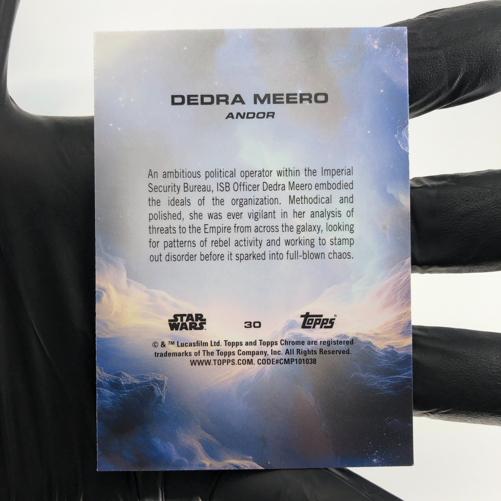 2025 Topps Chrome Star Wars Dedra Meero 30 Purple  /199 [NM]