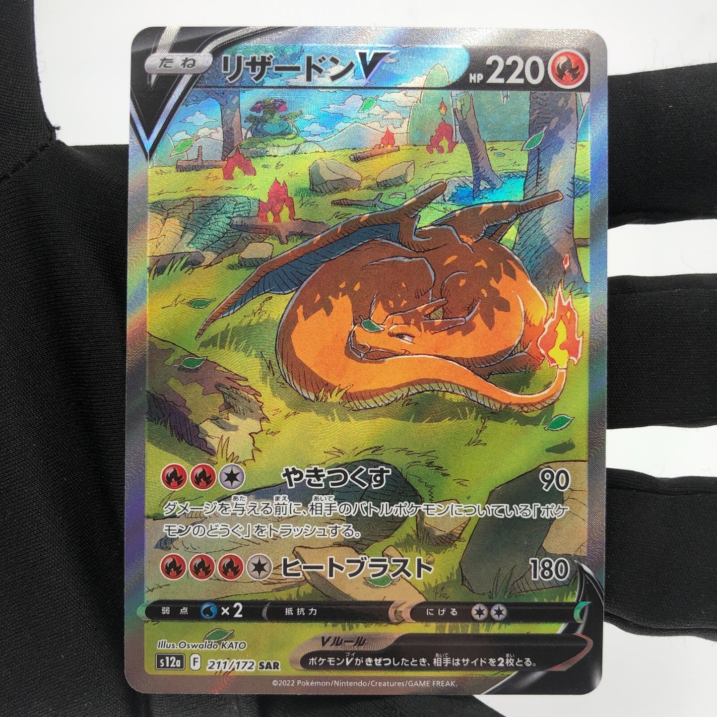 Pokemon Card Charizard V 211/172 SAR s12a japanese Karte [Mint]