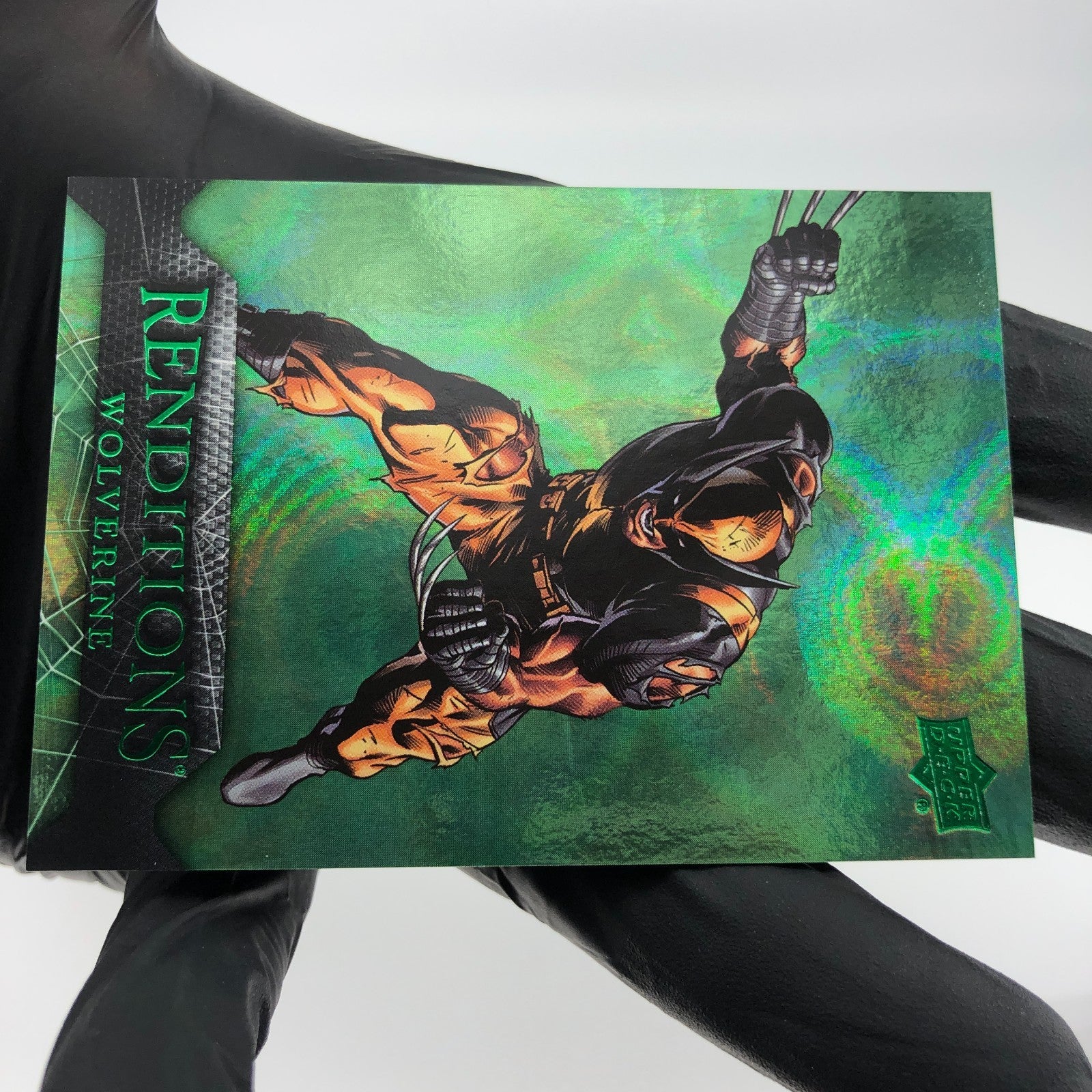 Marvel Card Wolverine 77 Green  /399 Fleer Upper Deck Renditions [NM]